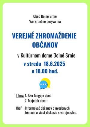 Verejné zhromaždenie občanov